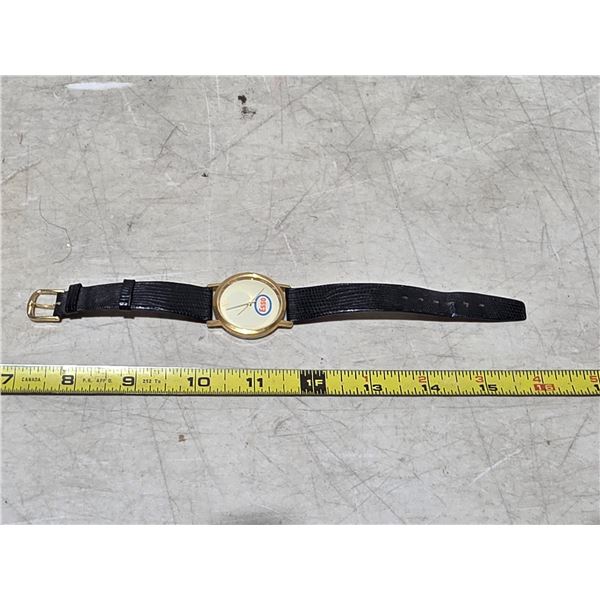 Esso watch with genuine leather strap- not working