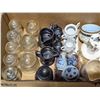 Image 2 : Lot of misc. glassware- insulators, salt and pepper shakers