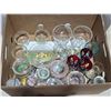Image 1 : Box of snap on jars and misc. glasses