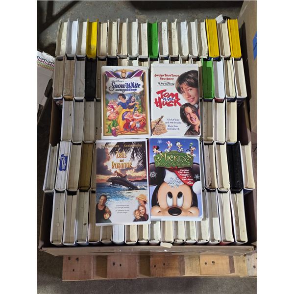 Lot of Disney VHS movies