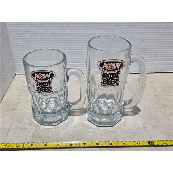 2 A and W mugs