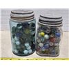 Image 3 : 2 jars of marbles