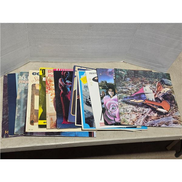 Various country vinyl records