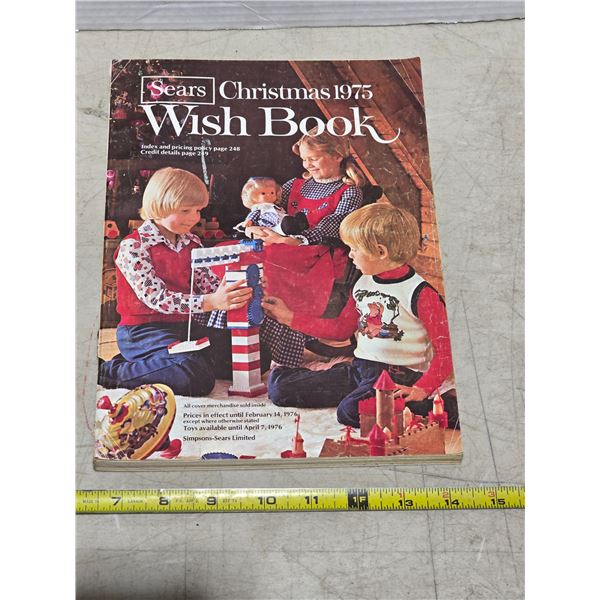 Sears Christmas wish book- 1975