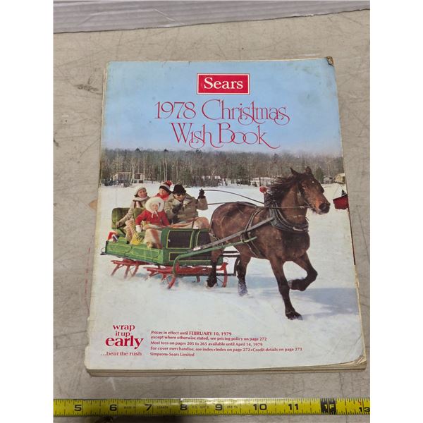 Sears Christmas wish book- 1978