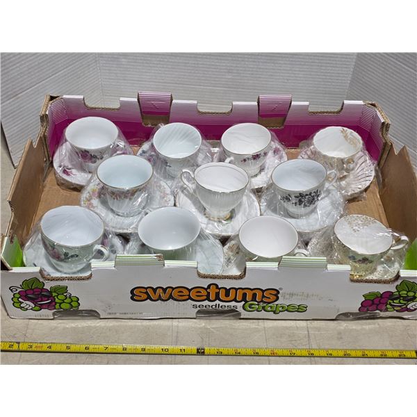 Chinaware- tea cups and saucers