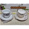 Image 2 : Chinaware- tea cups and saucers