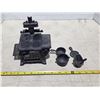 Image 1 : Miniature cast iron stove and accessories
