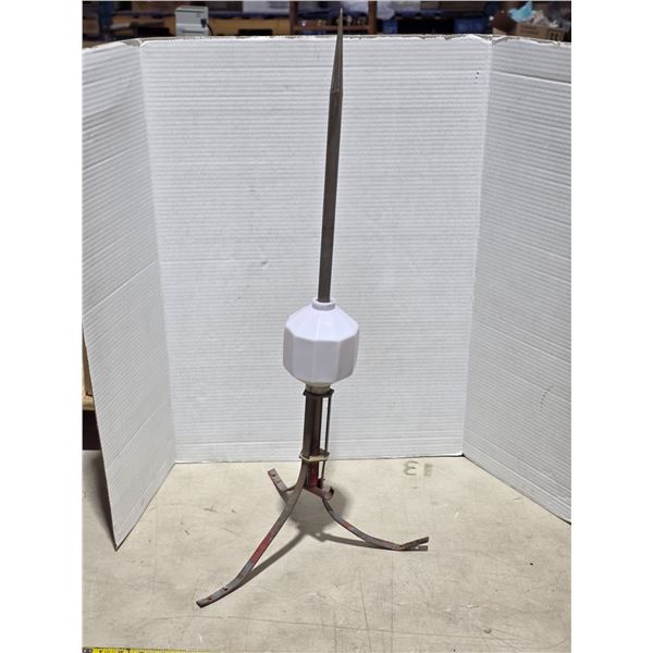 Lightning rod with ball- 30"H