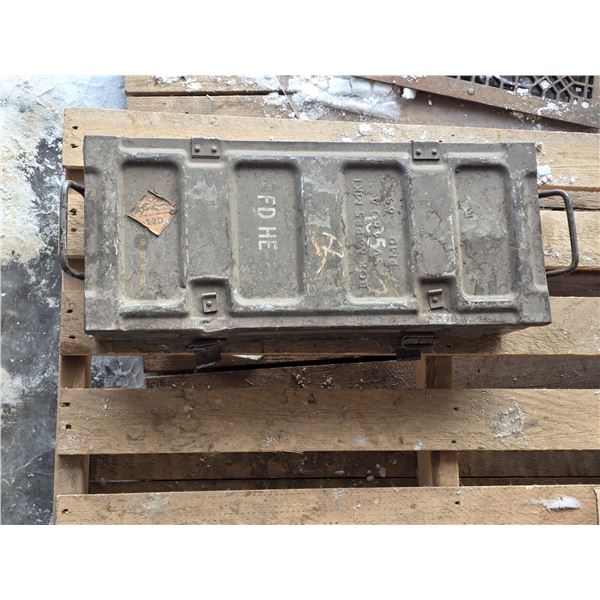 Army ammo box with contents
