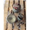 Image 1 : 2 vintage items- lights and gas can