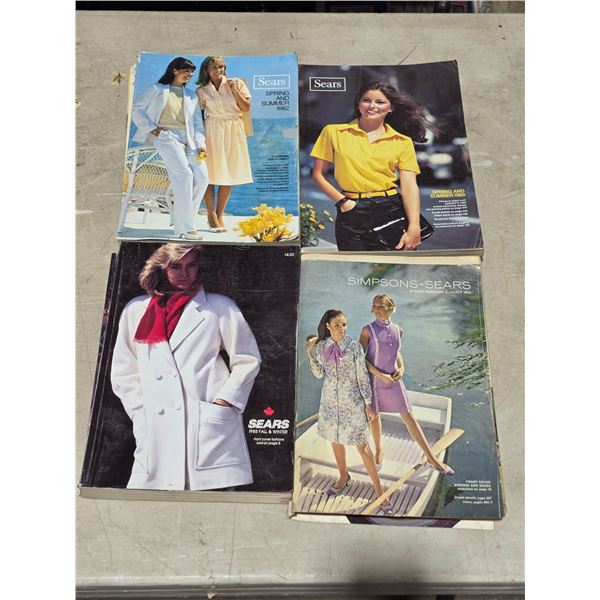 4 Sears catalogues