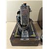 Image 8 : Vintage Singer Sewing Machine w/ Wood Base and Lid (Information, Sr. Number, and etc. Shown in Image