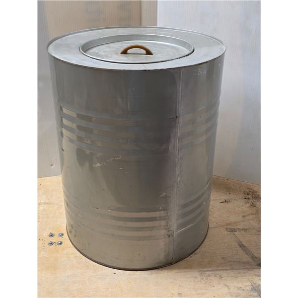 Metal flower bin with lid- 16" by 20"H