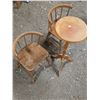 Image 3 : 2 mini chairs 21"H and stool 28"H