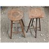 Image 1 : 2 wooden stools- 24"H