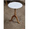 Image 2 : Marble top stool- 15" by 24"H- unverified