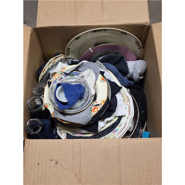 lot of various chinaware