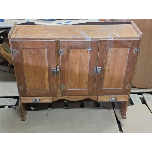 Wooden hutch- 42" by 12" by 36'H