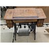 Image 1 : Singer sewing machine with treadle