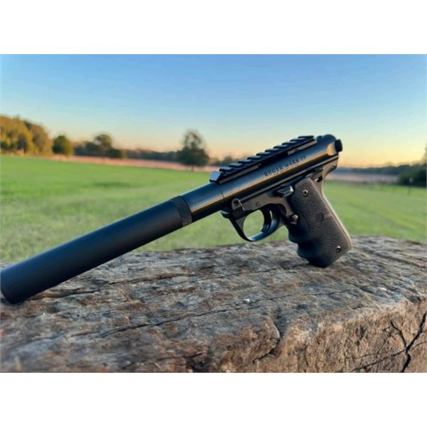 Ruger 22/45 with Resilient Arms Suppressor