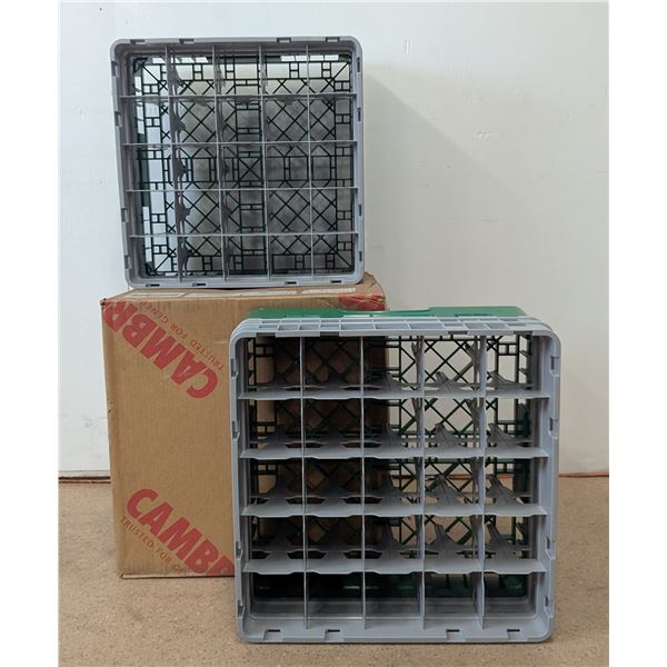 Cambro 25 Compartment Glass Racks - Lot of 2 | MR1-1