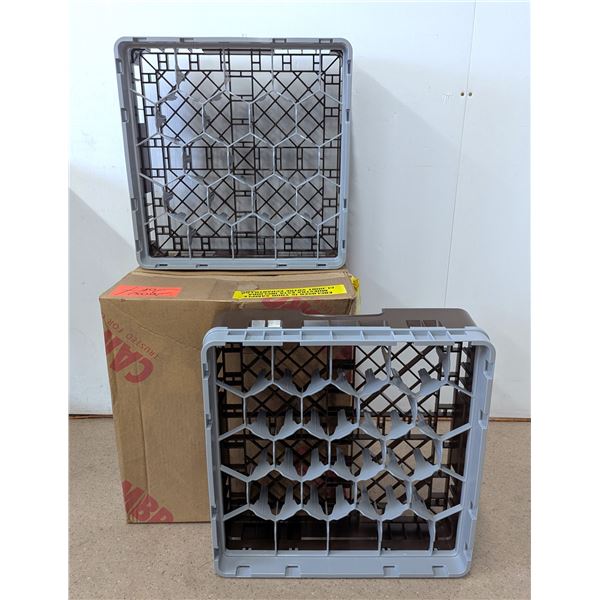 Cambro 20 Compartment Glass Racks - Lot of 2 | L6CR1