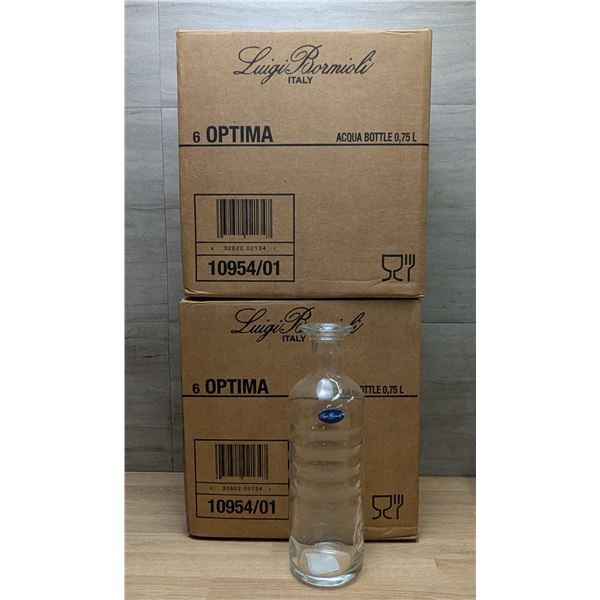 Luigi Bormioli 25-1/4oz Acqua Bottles - Lot of 12 (2 Cases)