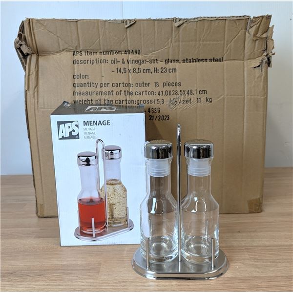 APS  Menage Oil & Vinegar Sets - lot of 11