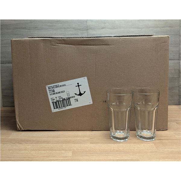 Anchor Hocking 16oz New Orleans Cooler - Lot of 36 (1 Case)