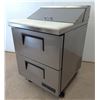 Image 1 : True TSSU-27-08D-2 28" Refrigerated Sandwich/Salad Prep Table W/Drawers | 1288