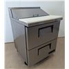 Image 2 : True TSSU-27-08D-2 28" Refrigerated Sandwich/Salad Prep Table W/Drawers | 1288