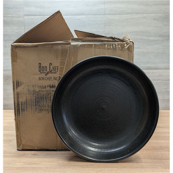 Bon Chef 9.5", 42oz Tavola Eros Deep Plates - Lot of 12 (1 Case) | FtF/2200023P