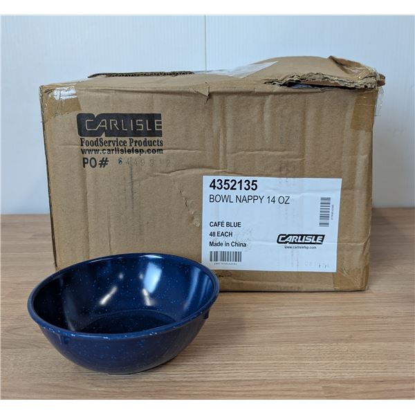14oz Dallas Ware Melamine Nappie Bowls - Lot of 48 (1 Case) | 4352135/FtE