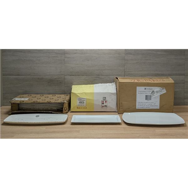 Assorted Rectangular Serving Platters/Plates - Lot of 21pcs | Set-2/FtD