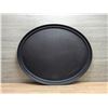 Image 2 : 26" x 22" Oval Non-Slip Service Trays, Omcan 80107 - Lot of 2 | L6CR5