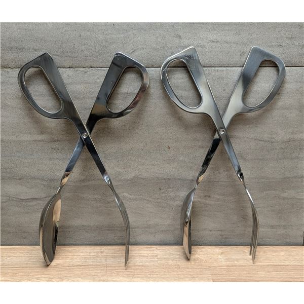 10" Salad Tongs, Omcan 80426 - Lot of 2 | CR7