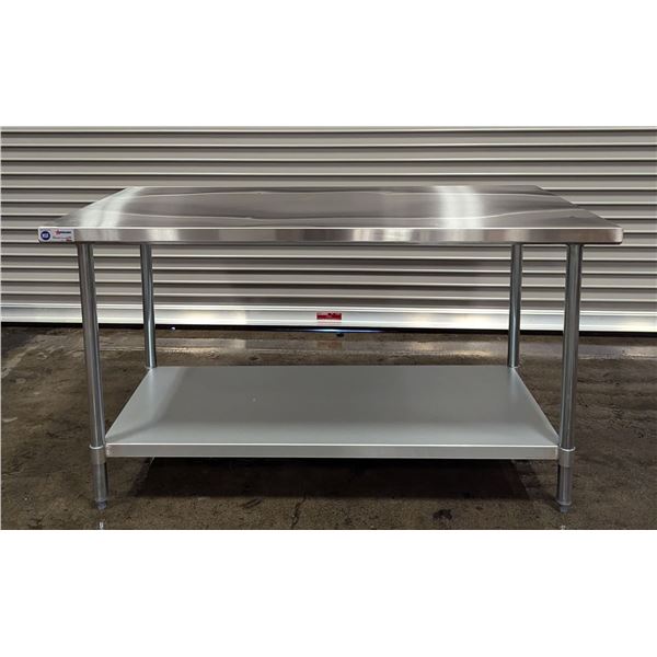 60" x 30" Stainless Steel Work Table, Omcan 22074 | MR5-1,5