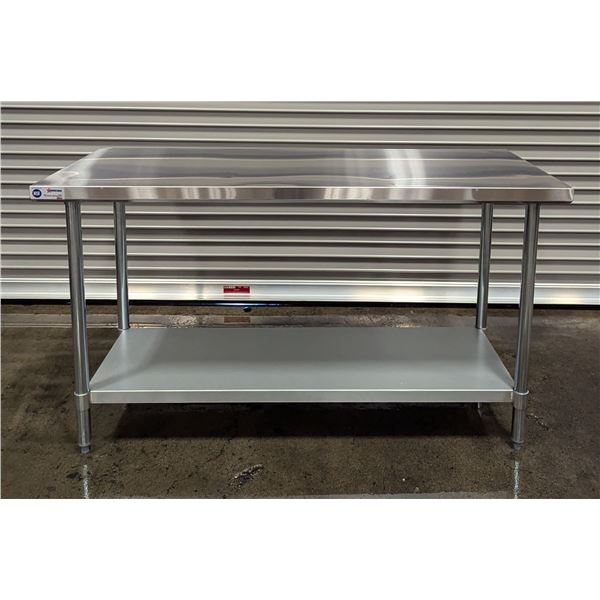 60" x 24" Stainless Steel Work Table, Omcan 22067 | MR4-3