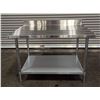 Image 1 : 48" x 30" Stainless Steel Work Table with 4" Backsplash, Omcan 22088 | R5-4