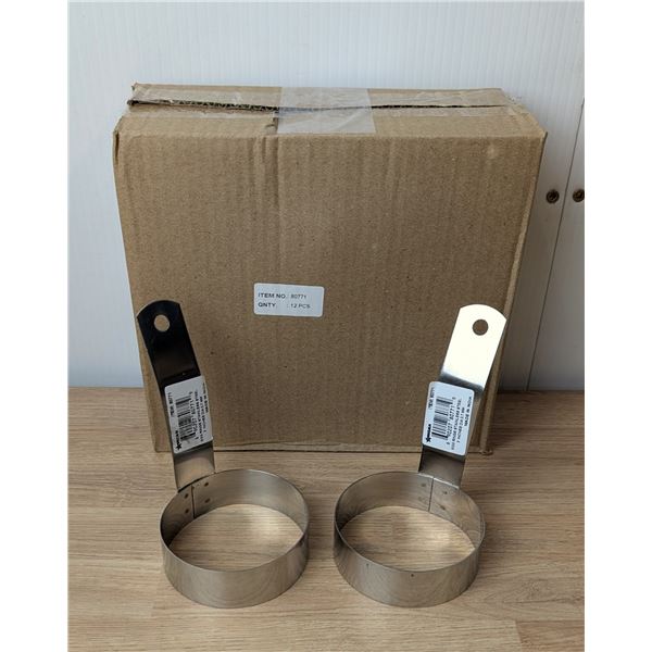 3" Egg Rings, Omcan 80771 - Lot of 12 | AR