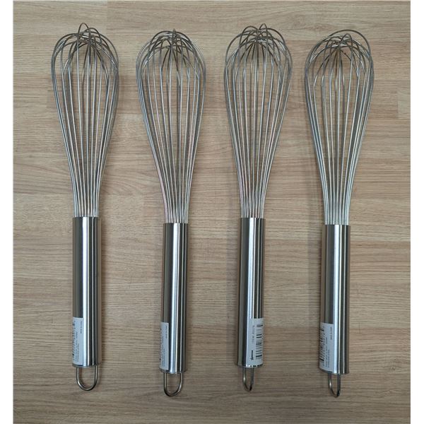 12" Piano Whips, Omcan 80076 - Lot of 4 | L6CR1