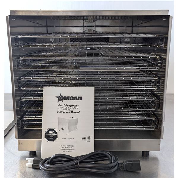 Stainless Steel Food Dehydrator, Omcan 43222 | MR5-1
