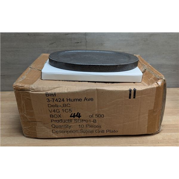 6" x 9" Stone Grill Plates - Lot of 48 | GJ2/PC1