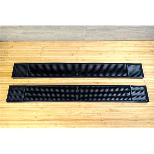 27" x 3.25" Bar Mats, Omcan 80365 - Lot of 2 | L6CR3