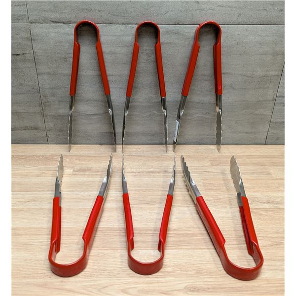 12" Heavy-Duty Tongs, Omcan 80541 - Lot of 6 | L6CR1/CR7