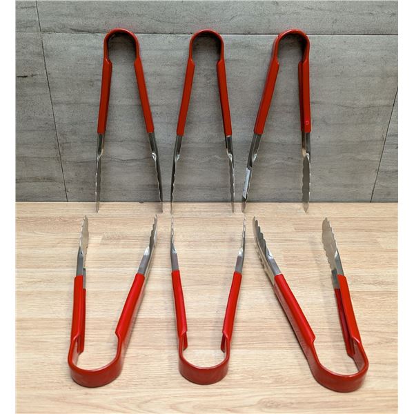 12" Heavy-Duty Tongs, Omcan 80541 - Lot of 6 | L6CR1/CR7