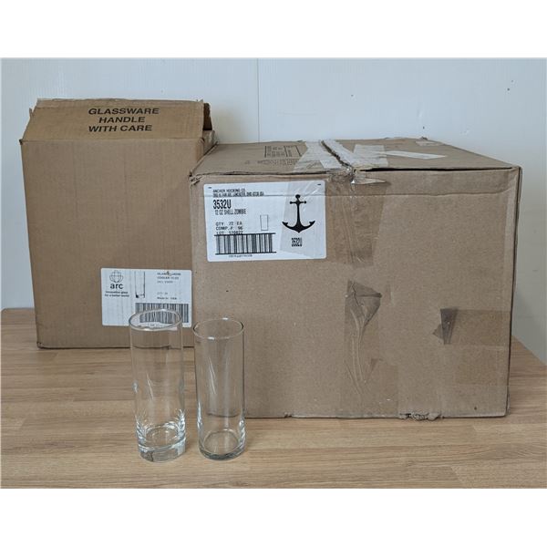 Anchor Hocking & Arcoroc 12oz Coolers - Lot of 74pcs | 3532U/V3475/ML3-2