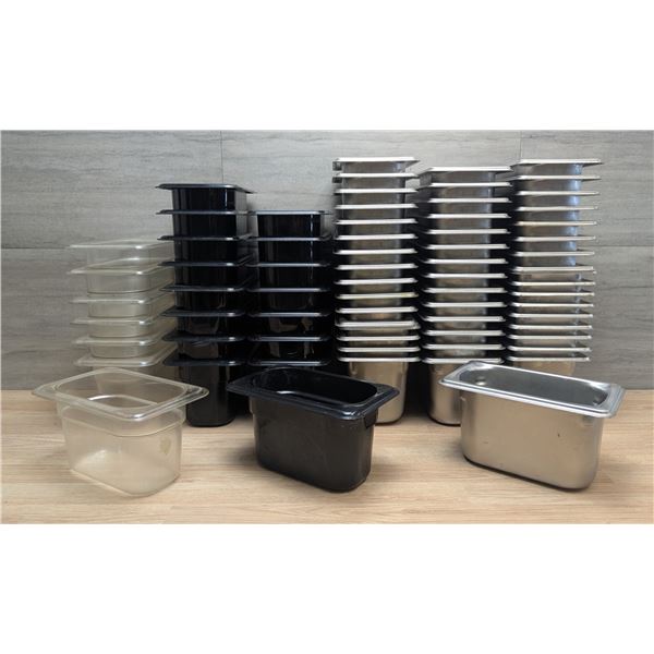 Assorted Food Pans/Inserts - Lot of 71pcs | FtF