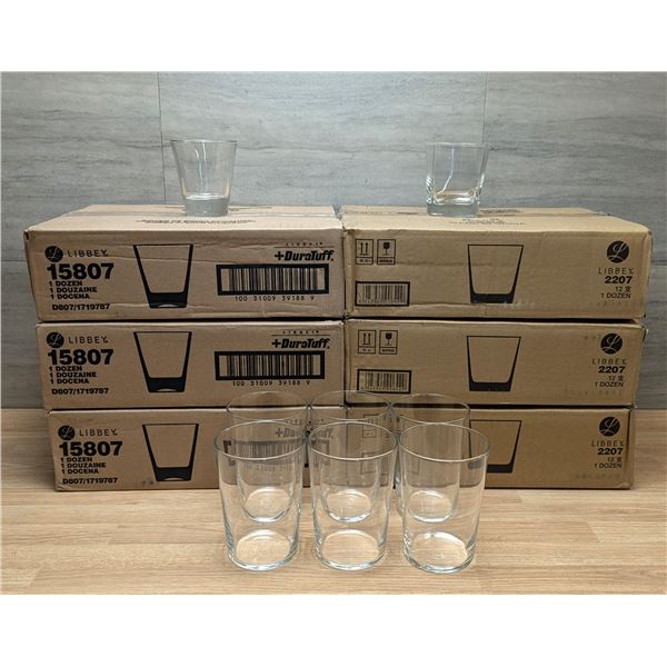 7oz & 9-1/4oz Rock Glasses & Water Glasses - Lot of 78pcs | ML3-2